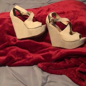 Steve Madden wedge platform sandals